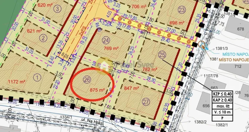 Prodej pozemku pro bydlení, Strakonice - Dražejov, U Větrolamu, 874 m2