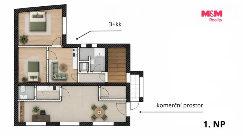 Prodej rodinného domu, Otrokovice - Kvítkovice, tř. Osvobození, 422 m2
