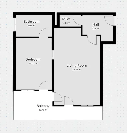 Pronájem bytu 2+kk, Praha - Modřany, Generála Šišky, 56 m2