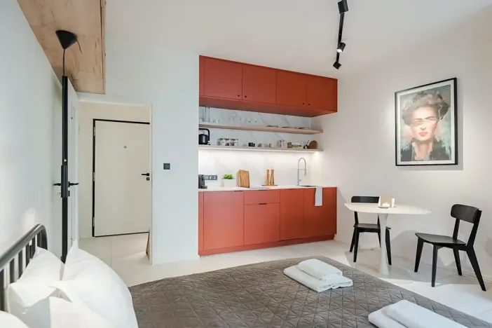 Prodej bytu 1+kk, Praha - Vršovice, Krymská, 27 m2