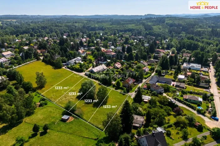 Prodej pozemku pro bydlení, Kamenice - Nová Hospoda, Na Vyhlídce, 2466 m2