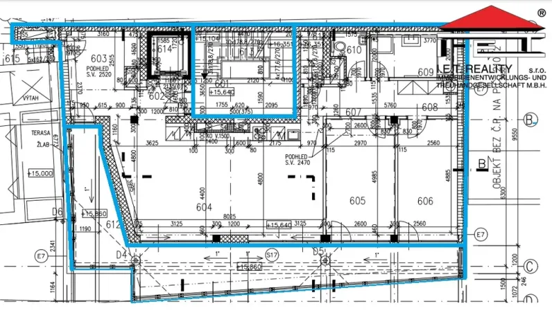 Pronájem bytu 3+kk, Brno, Františkánská, 149 m2