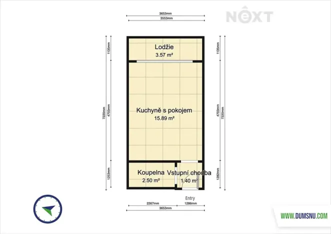 Prodej bytu 1+kk, Zábřeh, 28. října, 20 m2
