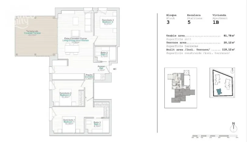Prodej bytu 4+kk, El Verger, Alicante, Španělsko, 97 m2