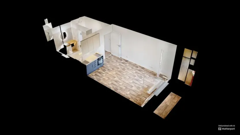 Pronájem bytu 1+kk, Ostrava - Moravská Ostrava, Nádražní, 28 m2