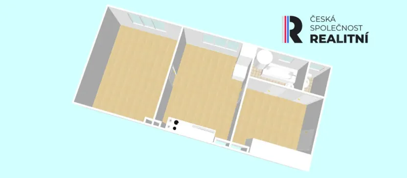 Prodej bytu 1+1, Kryry, Tovární, 50 m2