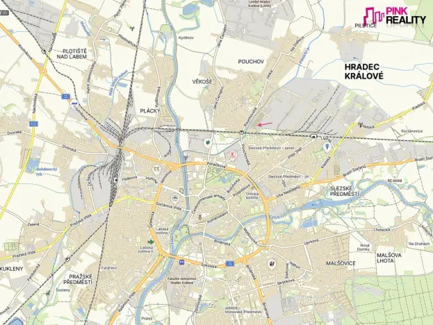 Prodej garáže, Hradec Králové, U Mostku, 16 m2
