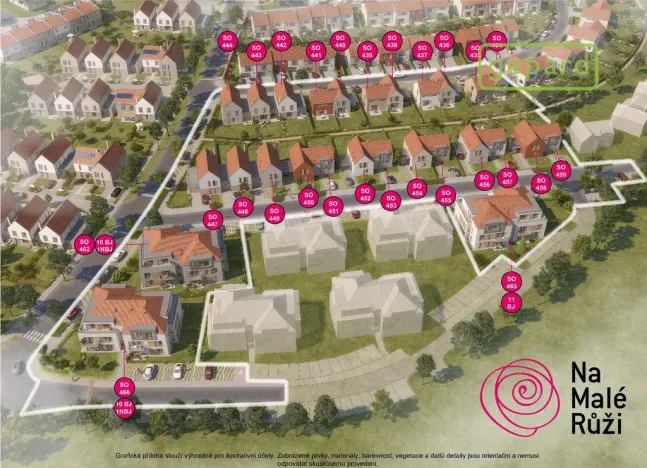 Prodej bytu 3+kk, Drahelčice, Na Malé Růži, 65 m2