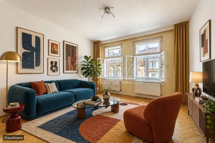 Prodej bytu 4+1, Praha - Vinohrady, Nitranská, 120 m2