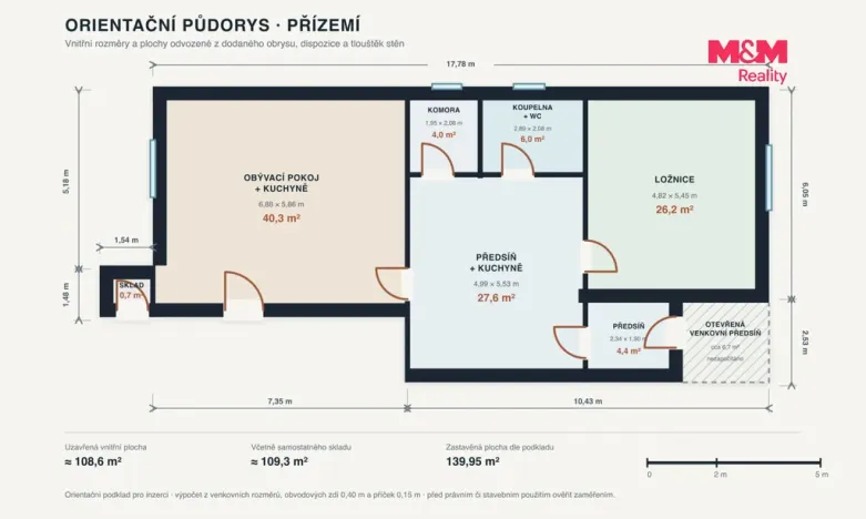 Prodej rodinného domu, Opolany - Opolánky, 79 m2