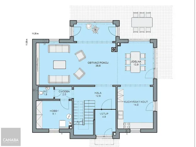 Prodej rodinného domu, Březí, 200 m2