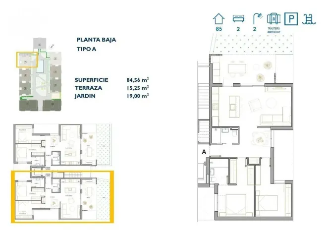 Prodej bytu 3+kk, San Pedro del Pinatar, Murcia, Španělsko, 84 m2