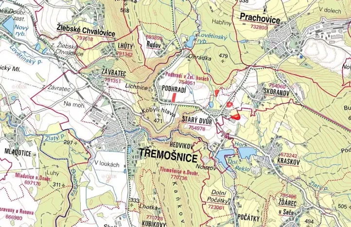 Prodej louky, Třemošnice, 26390 m2
