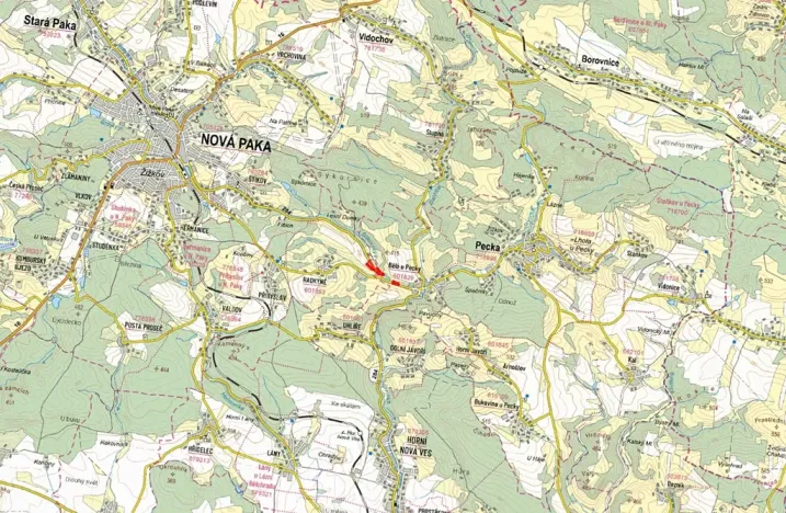 Prodej pole, Pecka, 15624 m2