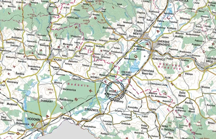 Prodej pole, Veselí nad Moravou, 2555 m2