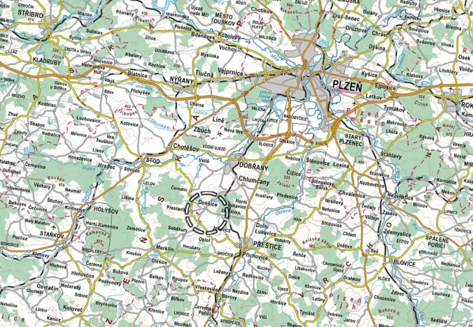 Prodej pole, Dnešice, 6631 m2