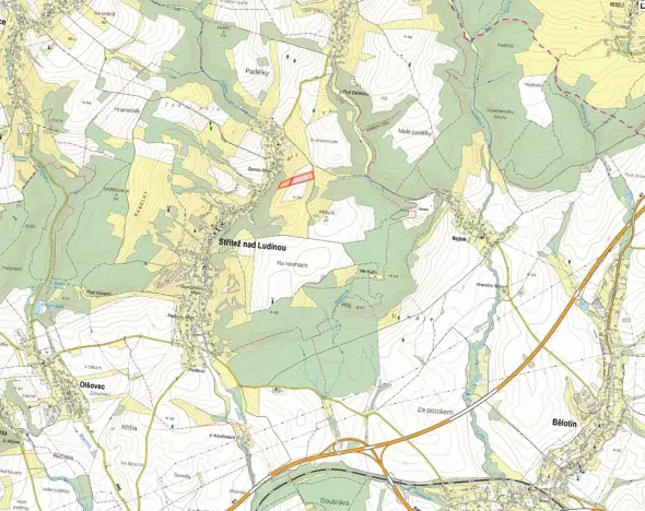Prodej pole, Střítež nad Ludinou, 16791 m2