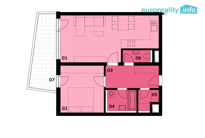 Prodej bytu 2+kk, Karlovy Vary, Sedlecká, 60 m2