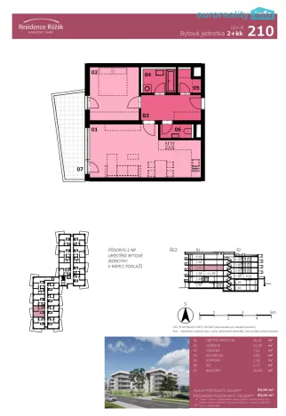 Prodej bytu 2+kk, Karlovy Vary, Sedlecká, 60 m2