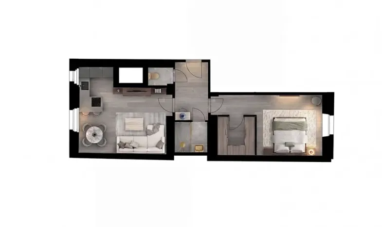 Prodej bytu 2+kk, Praha - Vysočany, Prokopka, 53 m2
