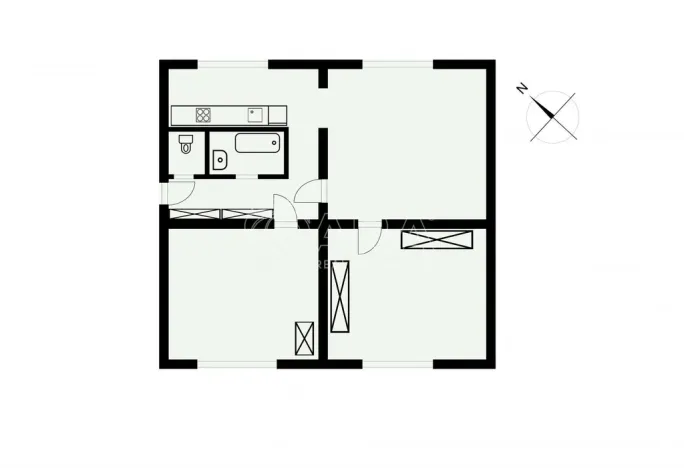 Pronájem bytu 3+1, Roztoky, Masarykova, 74 m2