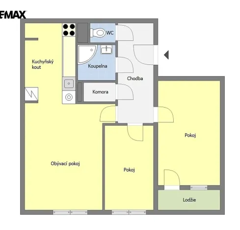 Prodej bytu 3+kk, Praha - Chodov, Jažlovická, 64 m2
