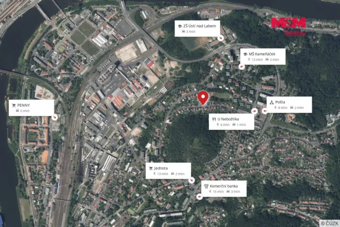 Prodej rodinného domu, Ústí nad Labem - Střekov, Rubensova, 76 m2