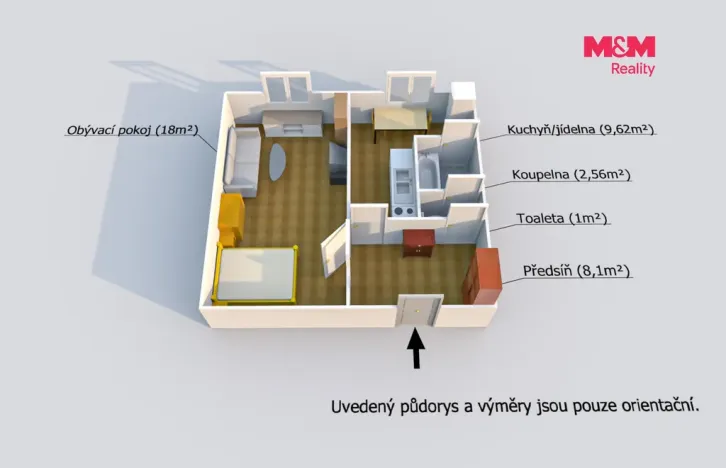 Prodej bytu 1+1, Třemošná, Sídliště, 40 m2