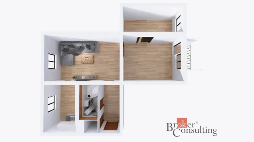Pronájem bytu 3+1, Bruntál, Jesenická, 62 m2
