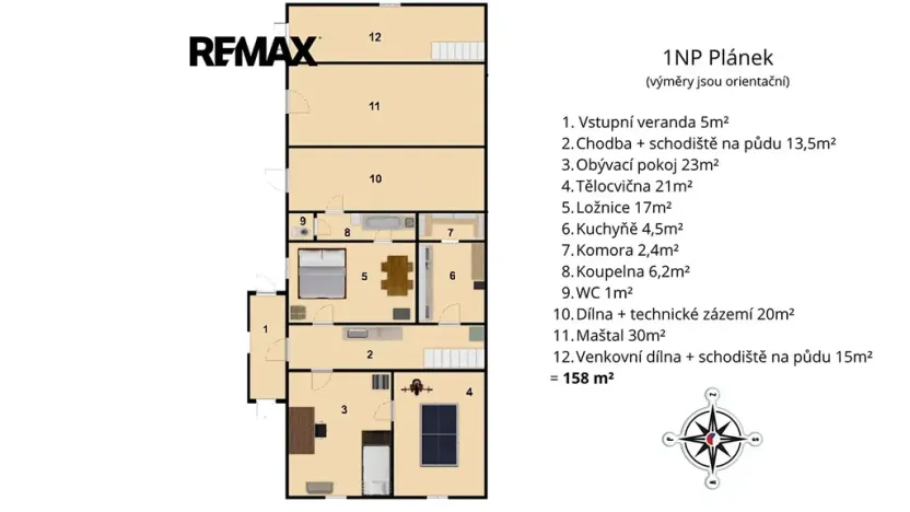 Prodej rodinného domu, Stachy, 158 m2