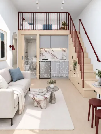 Prodej bytu 1+kk, Praha - Karlín, Karlínské náměstí, 22 m2
