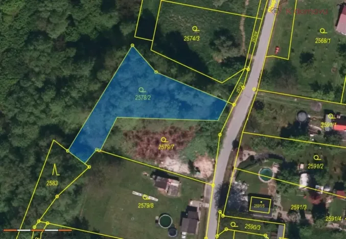 Prodej pozemku pro bydlení, Orlová - Lutyně, Přespolní, 849 m2