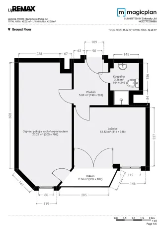 Prodej bytu 2+kk, Praha - Kyje, Lipnická, 42 m2