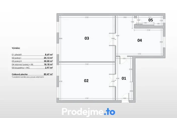 Pronájem bytu 3+kk, Praha - Smíchov, Preslova, 86 m2