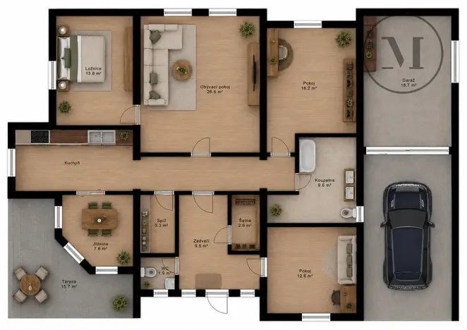 Prodej rodinného domu, České Budějovice, Plavská, 182 m2