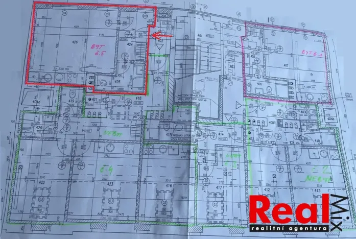 Pronájem bytu 1+kk, Brno - Veveří, Smetanova, 30 m2