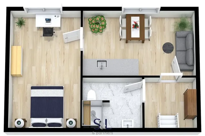 Pronájem bytu 2+kk, Česká Lípa, Moskevská, 74 m2