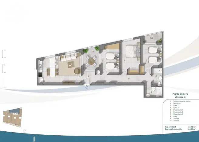 Prodej bytu 4+kk, San Pedro del Pinatar, Murcia, Španělsko, 102 m2