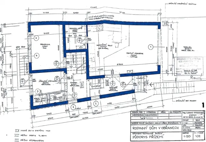 Prodej rodinného domu, Brno, Fryčajova, 140 m2