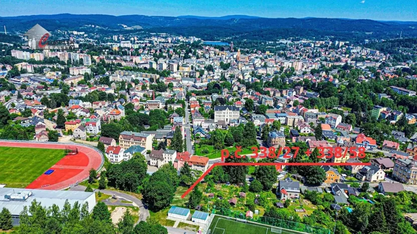 Prodej zahrady, Jablonec nad Nisou, Pražská, 1129 m2