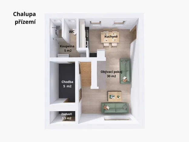 Prodej chalupy, Ludvíkov, 68 m2