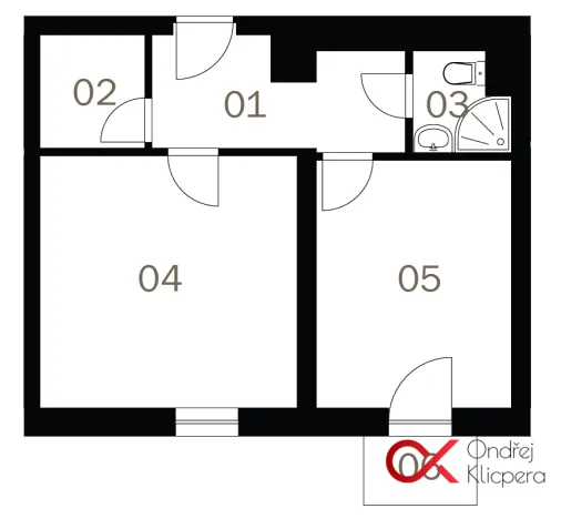 Pronájem bytu 2+kk, Milovice, Kaštanová, 44 m2