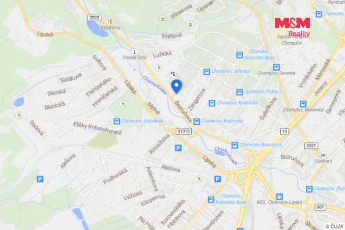 Prodej bytu 3+1, Chomutov, Bezručova, 80 m2