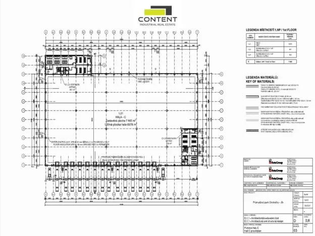 Pronájem výrobních prostor, Chotoviny - Liderovice, 7800 m2