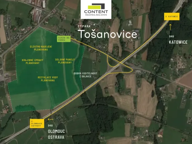 Pronájem výrobních prostor, Horní Tošanovice, 10947 m2