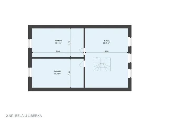 Prodej chalupy, Liberk - Bělá, 143 m2