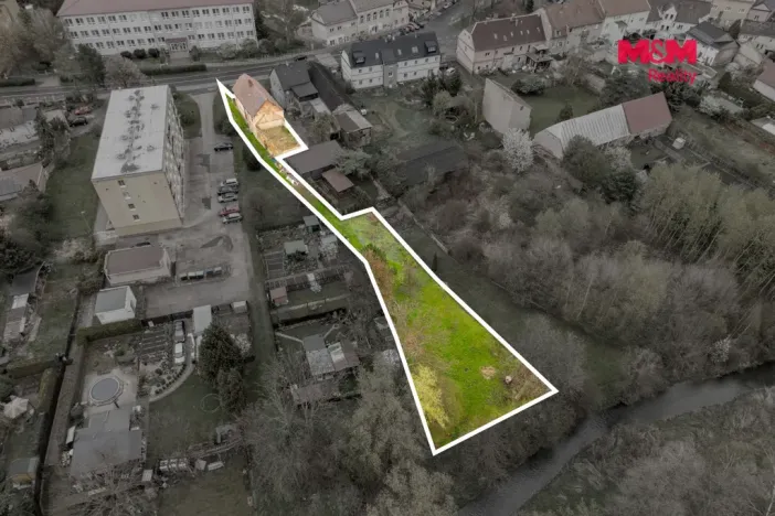 Prodej zahrady, Hostomice, Školní náměstí, 1050 m2