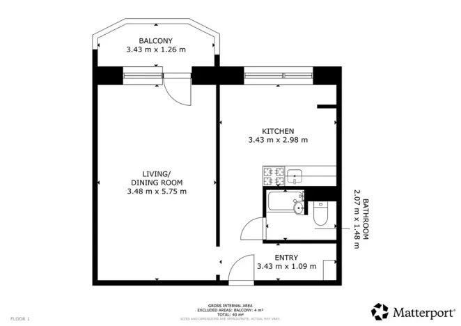 Prodej bytu 1+1, Brno, Ečerova, 40 m2