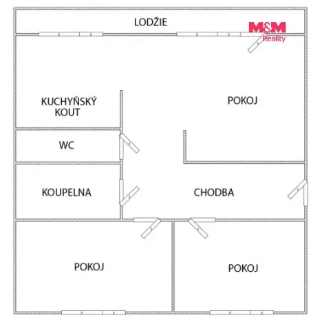 Prodej bytu 3+kk, Most, Okružní, 68 m2