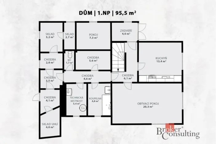 Prodej rodinného domu, Černousy - Ves, 140 m2